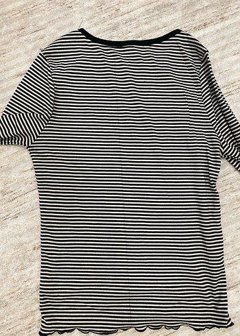 Çizgili Uzun Kollu body - Görsel 2