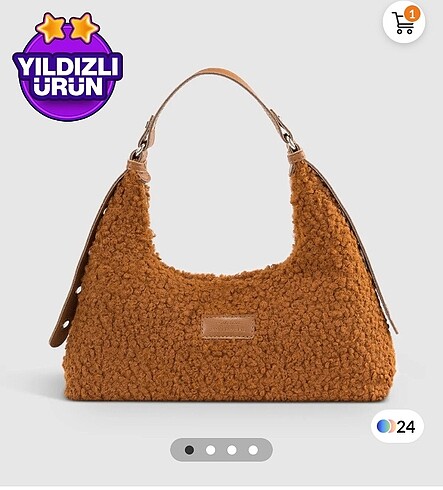 Suni Kürklü Çanta