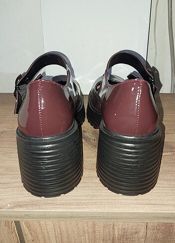40 Beden bordo Renk Oxford loafer ayakkabı