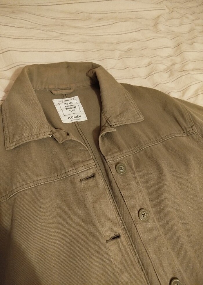 Pull and bear gabardin ceket - Görsel 3