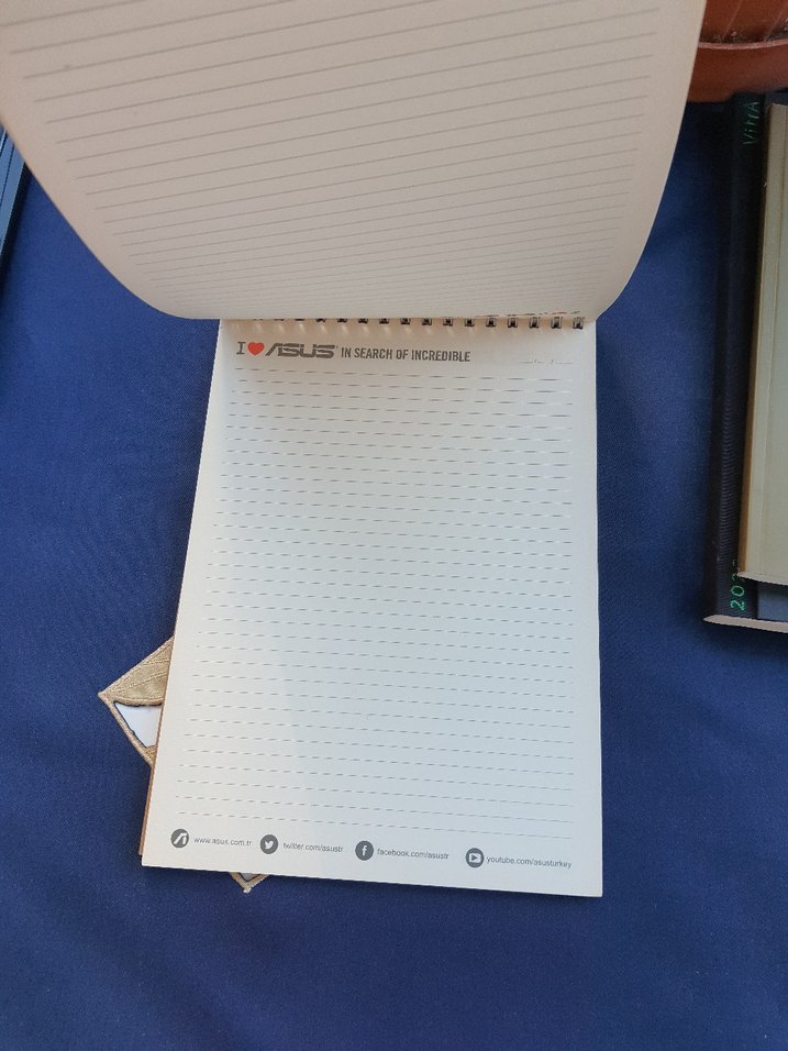 Çizgili Sert Kapaklı Defter - Görsel 2