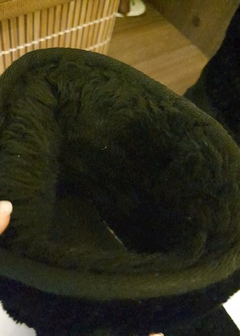 38 Beden siyah Renk Bambi Tüylü Ugg Bot