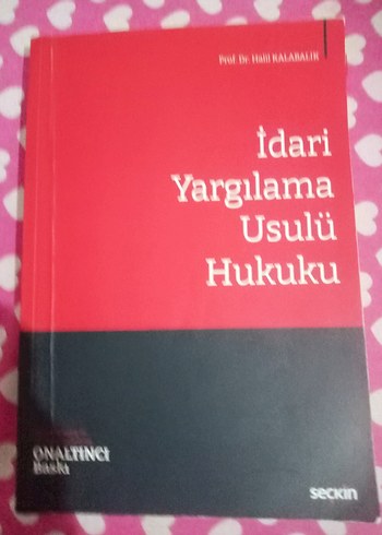 İdari Yargılama Usulü Hukuku Kitabı