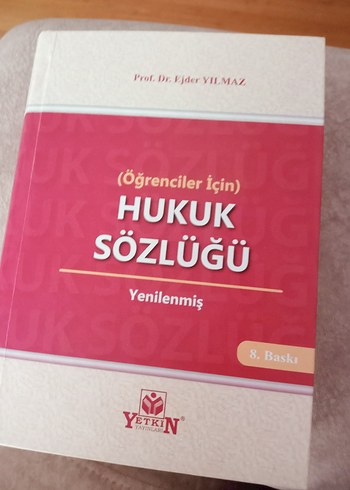 Hukuk Sözlüğü (Öğrenciler İçin) - Yenilenmiş 8. Baskı