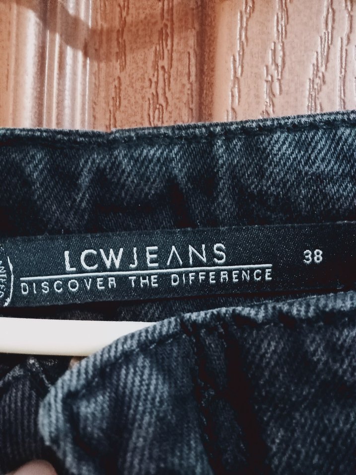 Mavi Rahat Kesim Denim Mini Etek - Görsel 2