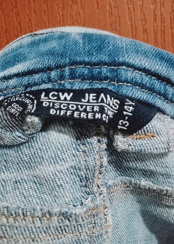 Gri Mavi Bağcıklı Kadın Denim Tulum - Görsel 3