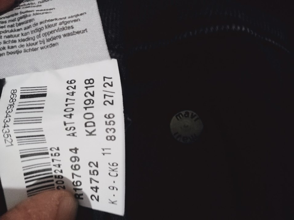 Koyu Lacivert Kadın Normal Boy Denim Pantolon - Görsel 3