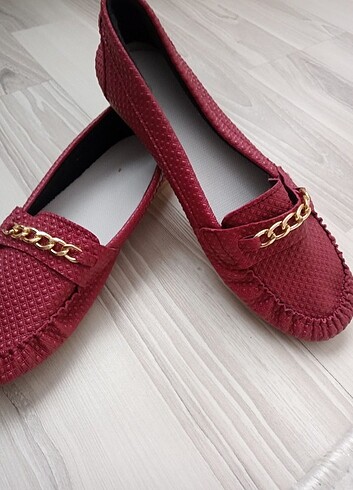 38 Beden bordo Renk Ayakkabı