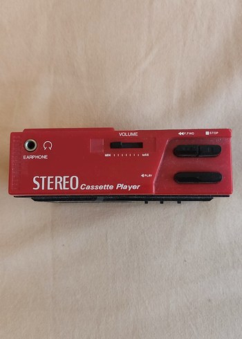 Kırmızı 3 Bant Grafik Ekvalayzerli Walkman - Görsel 2