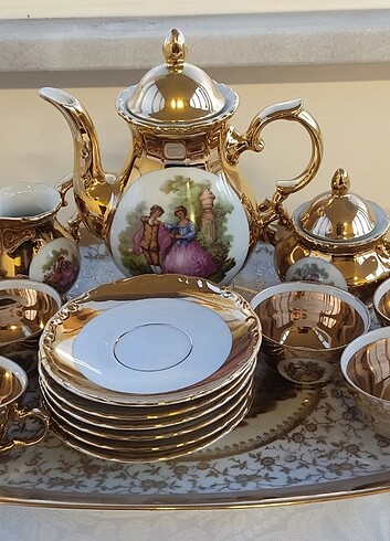 ANTİKA BAVYERA ÇAY KAHVE TAKIMI - Görsel 2