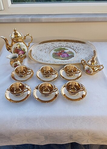 ANTİKA BAVYERA ÇAY KAHVE TAKIMI - Görsel 3