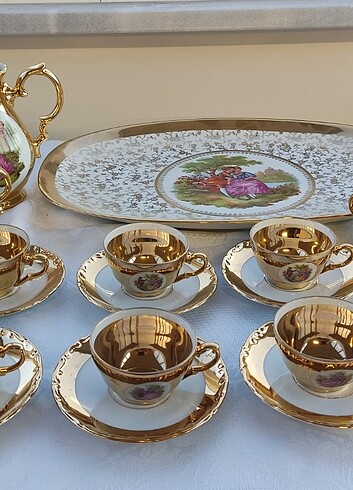 ANTİKA BAVYERA ÇAY KAHVE TAKIMI - Görsel 4