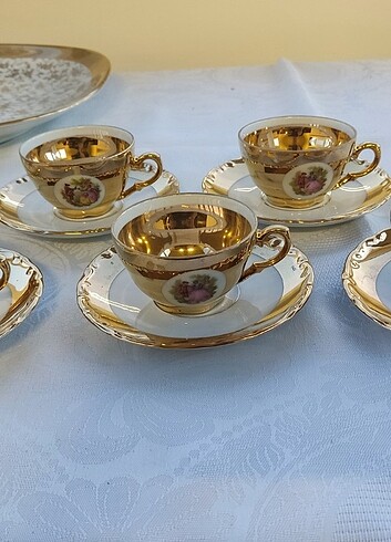 ANTİKA BAVYERA ÇAY KAHVE TAKIMI - Görsel 14