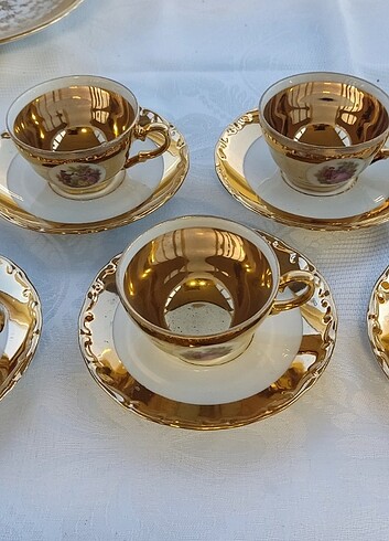 ANTİKA BAVYERA ÇAY KAHVE TAKIMI - Görsel 15