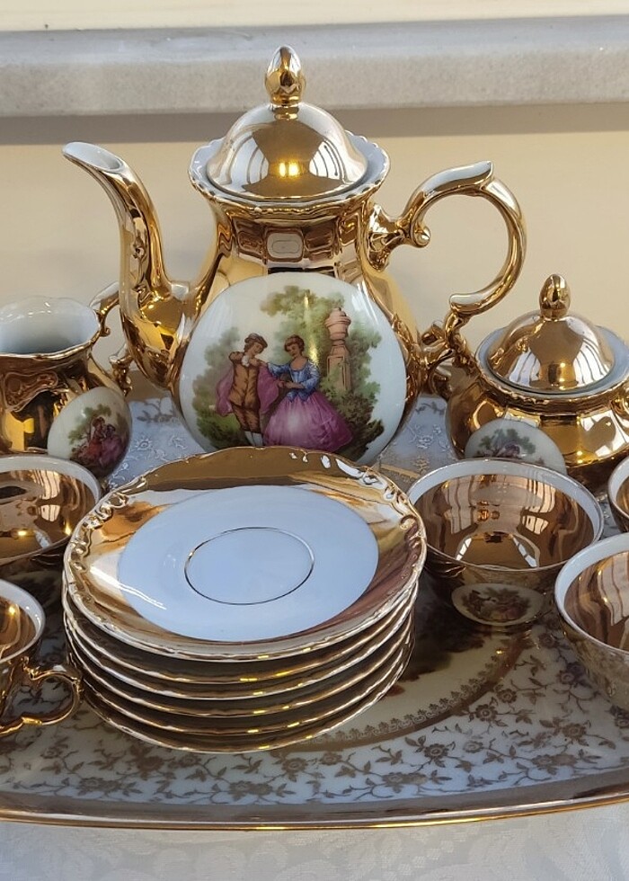 ANTİKA BAVYERA ÇAY KAHVE TAKIMI - Görsel 2