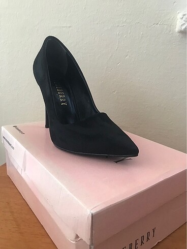 Diğer Siyah süet stiletto