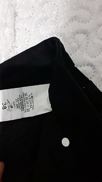 38 Beden siyah Renk Pantolon