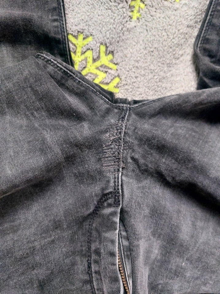 Loft Koyu Gri Yıkamalı Denim Jean — görsel 4/5