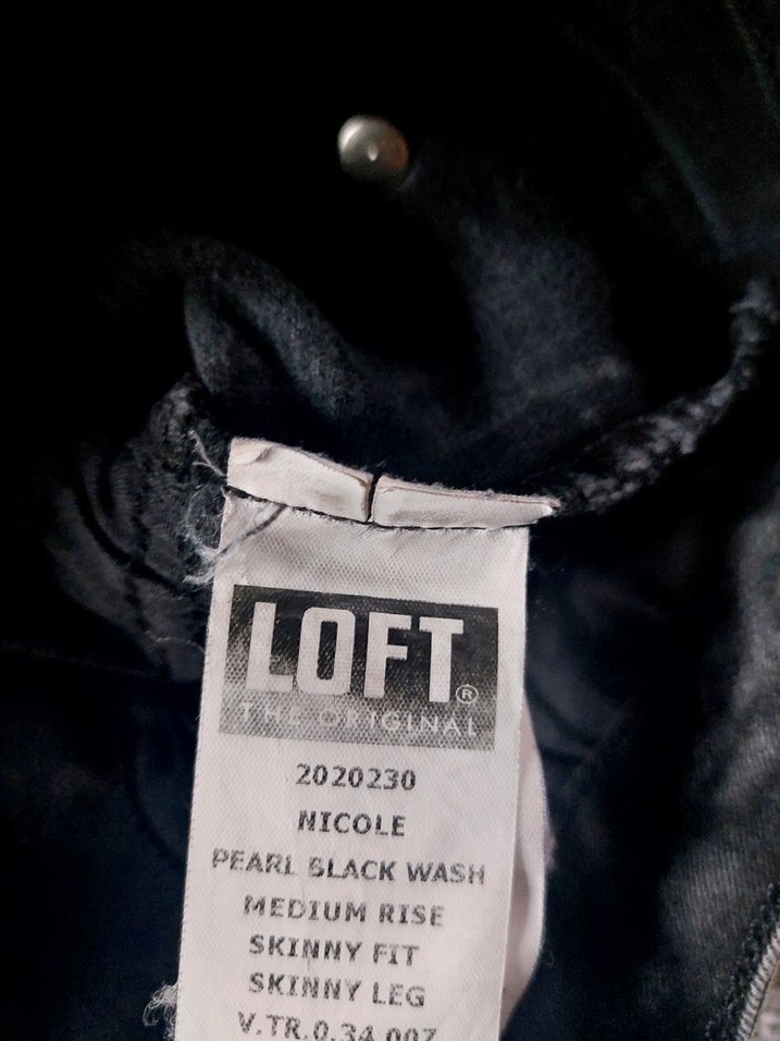 Loft Koyu Gri Yıkamalı Denim Jean — görsel 3/5
