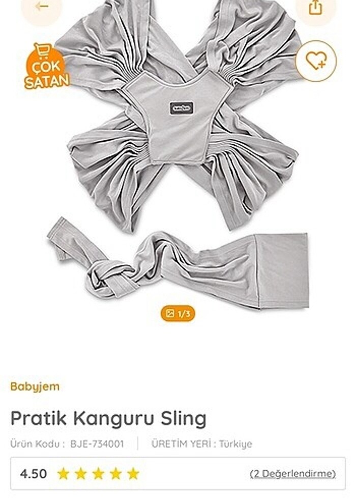 Babyjem Pratik Kanguru - Görsel 2