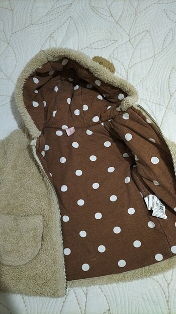 12-18 Ay Beden Peluş mont