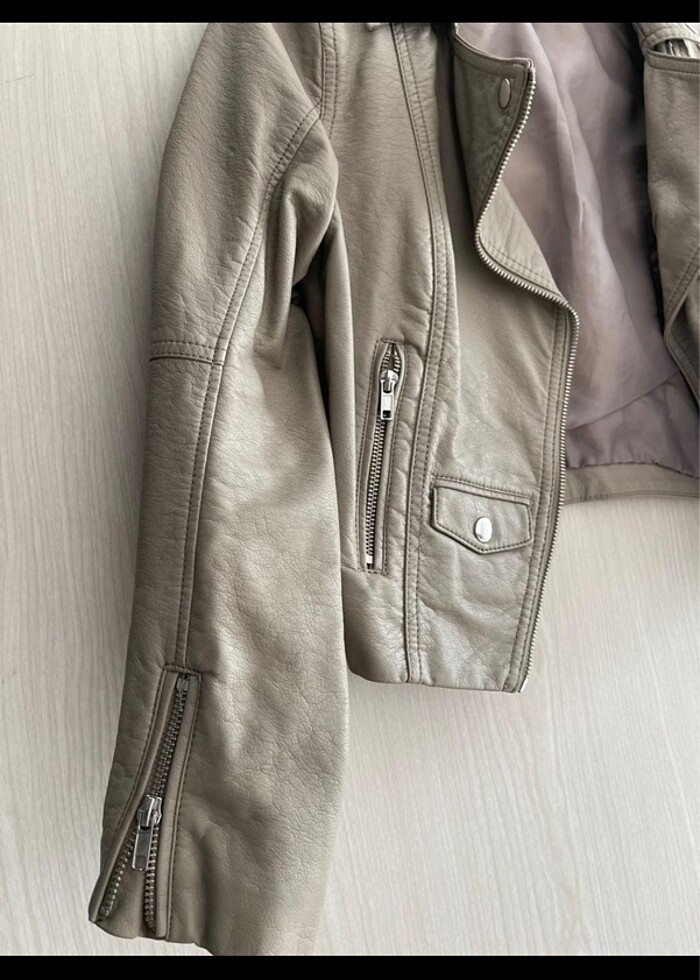 Hm deri ceket - Görsel 2