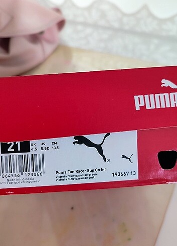 21 Beden mavi Renk Puma 21 numara spor ayakkabi