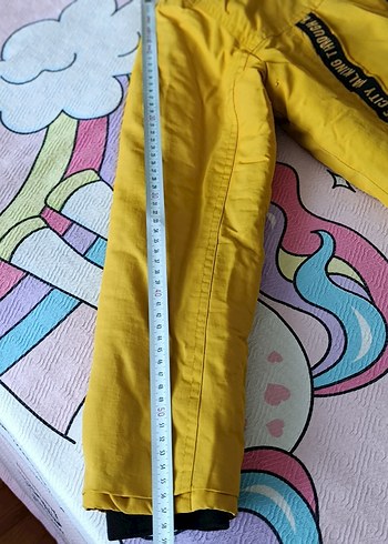 Sarı Fermuarlı Erkek Çocuk Street Wear Mont - Görsel 7