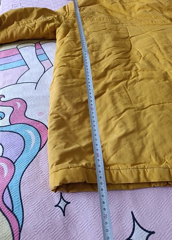 Sarı Fermuarlı Erkek Çocuk Street Wear Mont - Görsel 5