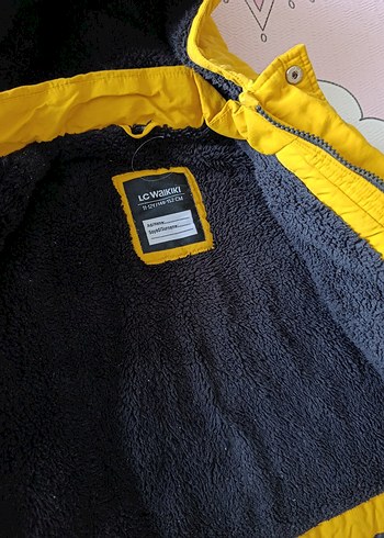 Sarı Fermuarlı Erkek Çocuk Street Wear Mont - Görsel 10