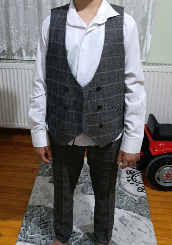 12 13 yaş erkek çocuk takım elbise - Görsel 4