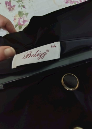 Düğmeli Siyah Uzun Kadın Etek 42 beden - Görsel 9