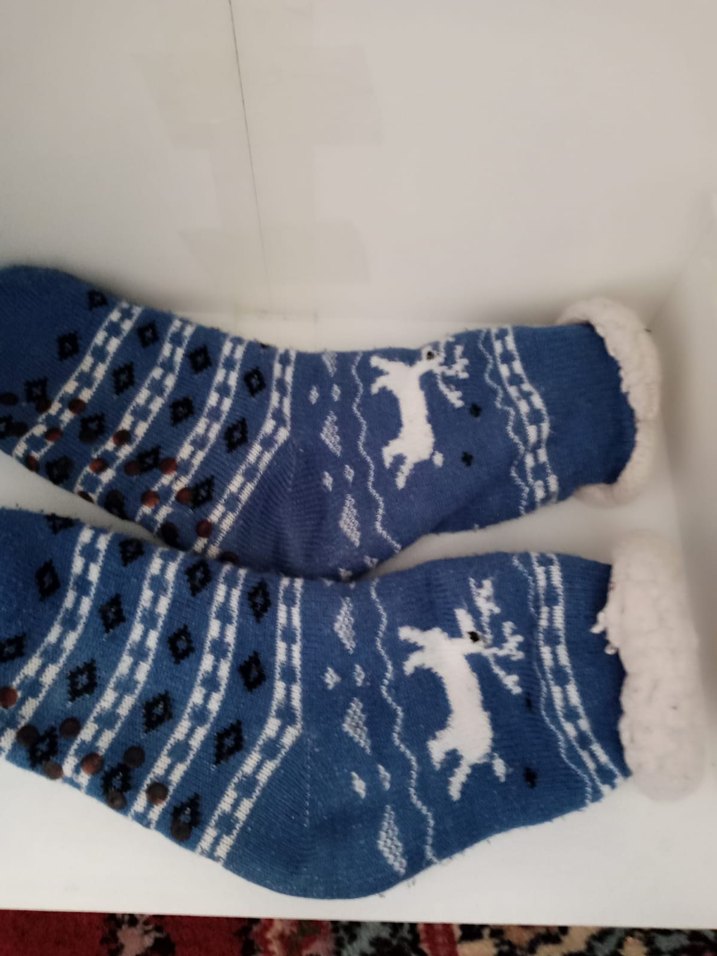 Mavi Desenli Erkek Çorapları - Görsel 2