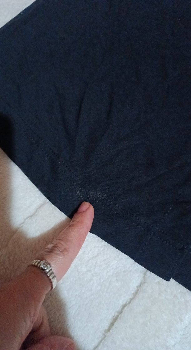 Siyah Kolsuz Fit Kesim Kadın Keten Elbise - Görsel 4