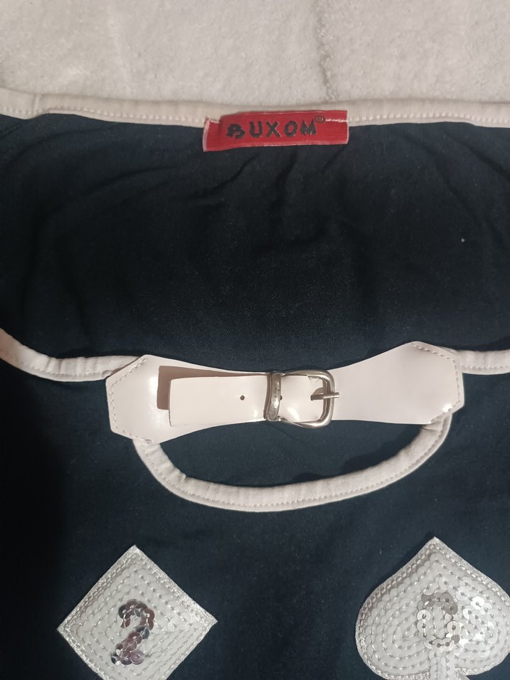 Yaka Kemerli Midi Badi Kollar File Detaylı - Görsel 2