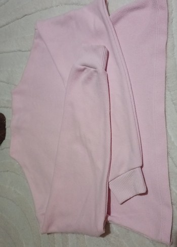 Pembe Yumuşak Dokulu Yüksek Yakalı Kadın Kazak - Görsel 2