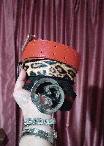 Renkli Deri Tokalı Kadın Kemer (hepsi fiyata dahil) - Görsel 2