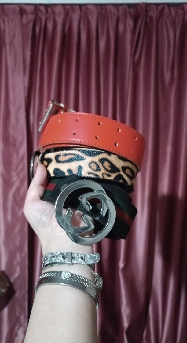 Renkli Deri Tokalı Kadın Kemer (hepsi fiyata dahil) - Görsel 2