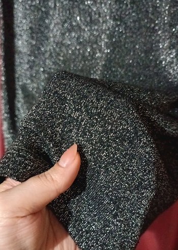 Gri Parlak Kısa Kollu Mini Elbise ve Üzeri Mini Bağlamalı Ceket - Görsel 5