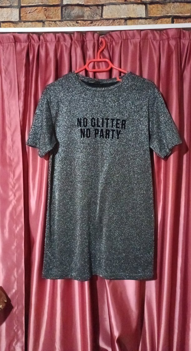 Gri Parlak Kısa Kollu Mini Elbise ve Üzeri Mini Bağlamalı Ceket - Görsel 2