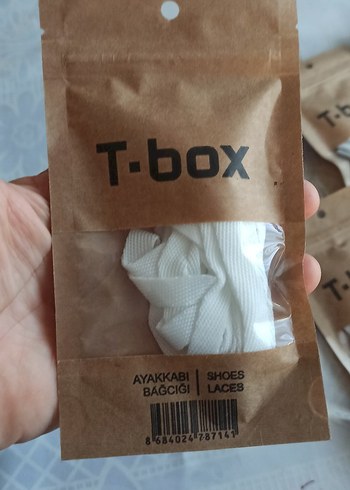 T-box Beyaz 12 adet ayakkabı bağcıgi - Görsel 2