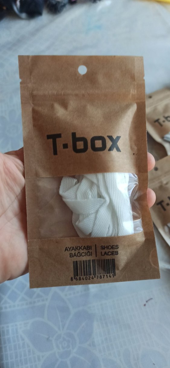T-box Beyaz 12 adet ayakkabı bağcıgi - Görsel 2