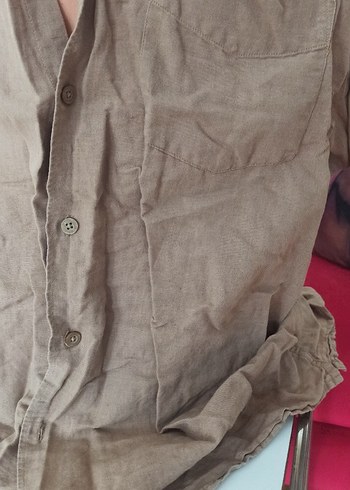 Marks&Spencer Xl keten gomlek - Görsel 2