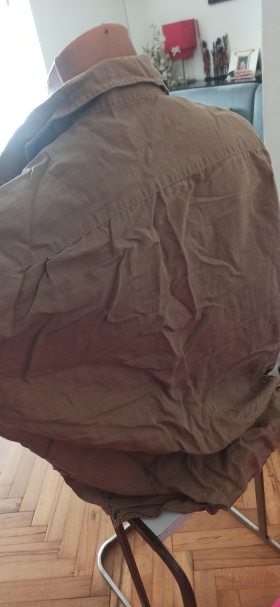 Marks&Spencer Xl keten gomlek - Görsel 5