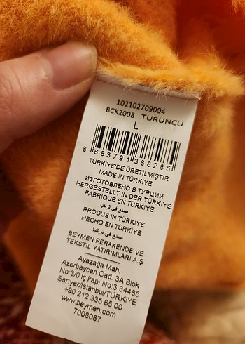 Turuncu Yumuşak Dokulu Kadın Kazak - Görsel 3