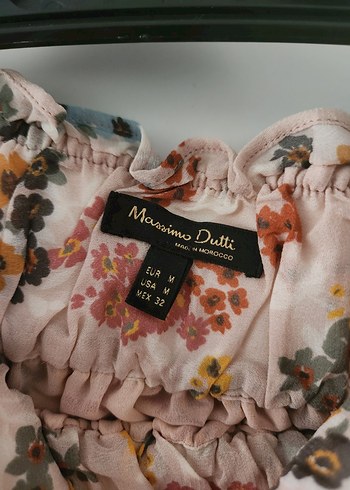 Pembe Çiçek Desenli Bohem Uzun Etek - Görsel 3