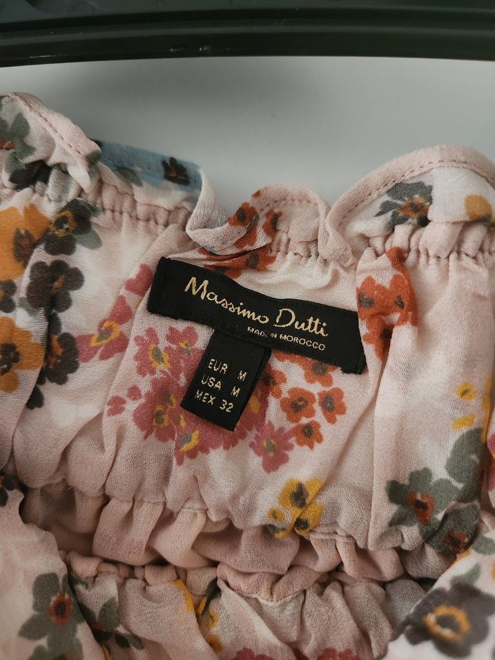 Pembe Çiçek Desenli Bohem Uzun Etek - Görsel 3