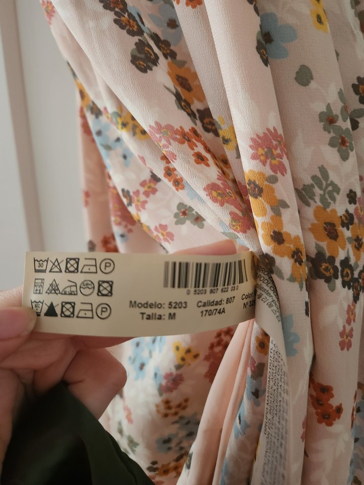 Pembe Çiçek Desenli Bohem Uzun Etek - Görsel 5