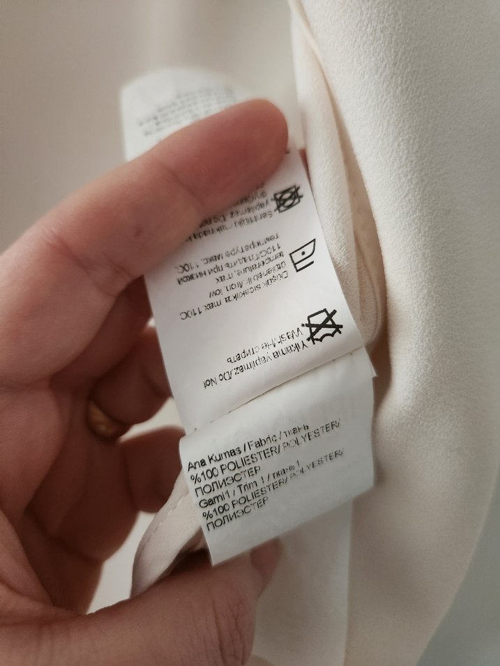 Beyaz Kadın Midi Blazer Ceket - Görsel 3