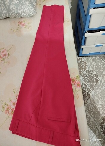 Diğer Pembe kumaş pantolon